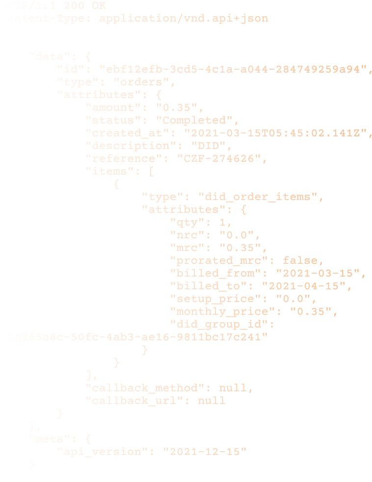 payload example